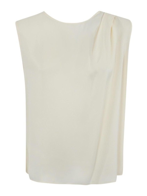 TWINSET: Tops und Tank Tops - Top - Weiß