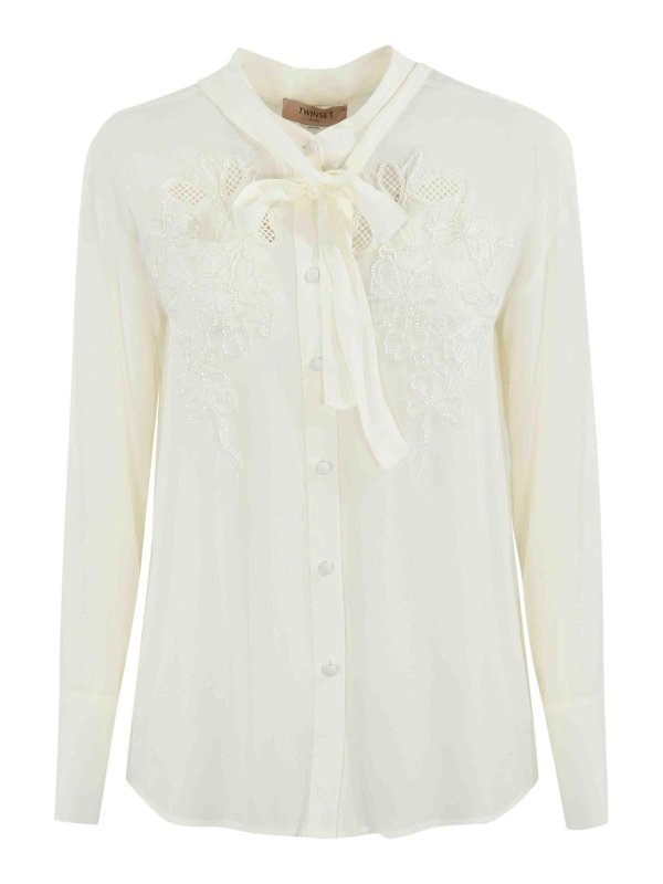 TWINSET: シャツ - シャツ - クリーム