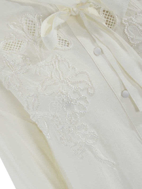 The Best Shops TWINSET: シャツ - シャツ - クリーム