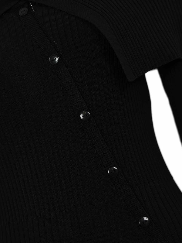 The Best Shops TWINSET: Knielange Kleider - Knielanges Kleid - Schwarz