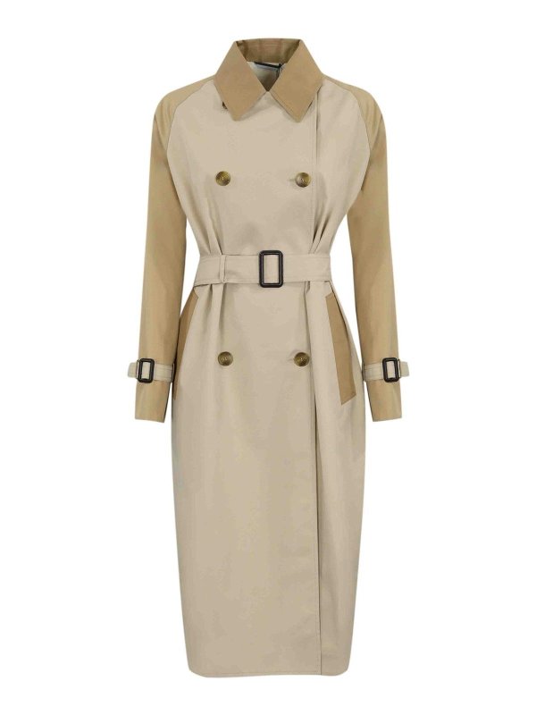 WEEKEND MAX MARA: トレンチコート - トレンチコート - 白