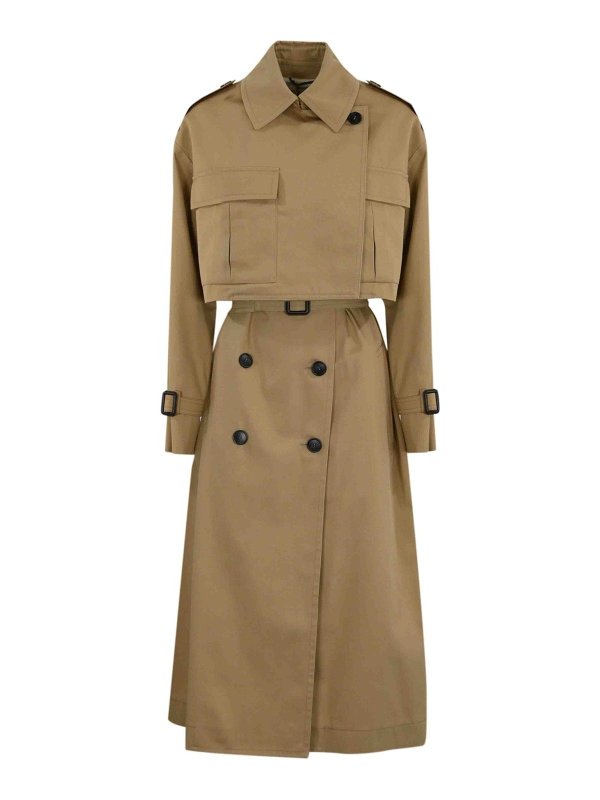 WEEKEND MAX MARA: trench coats - Vivetta Trench Coat In Water-Repellent