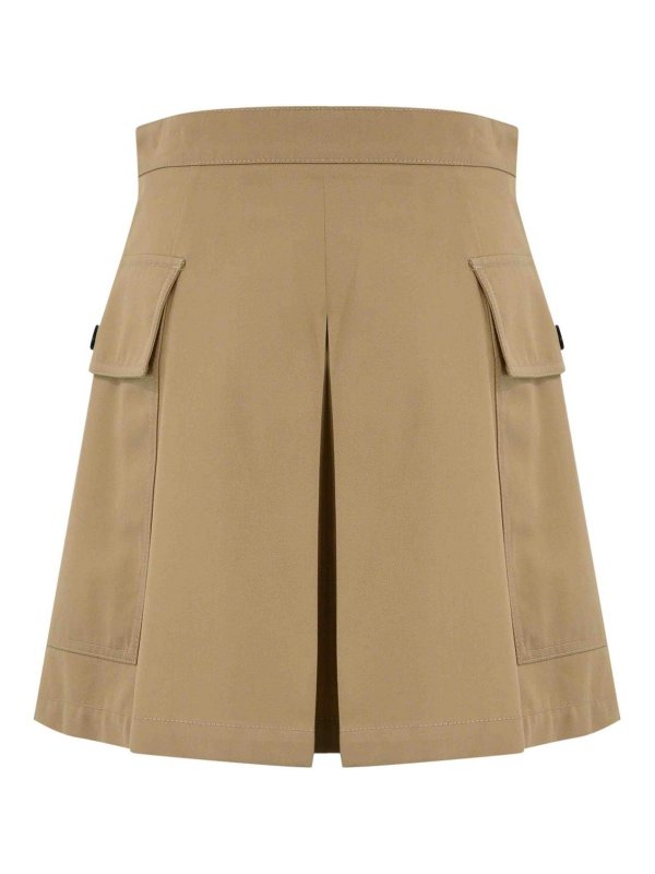 WEEKEND MAX MARA: mini skirts online - Zebio Short Skirt In Cotton Gabardine
