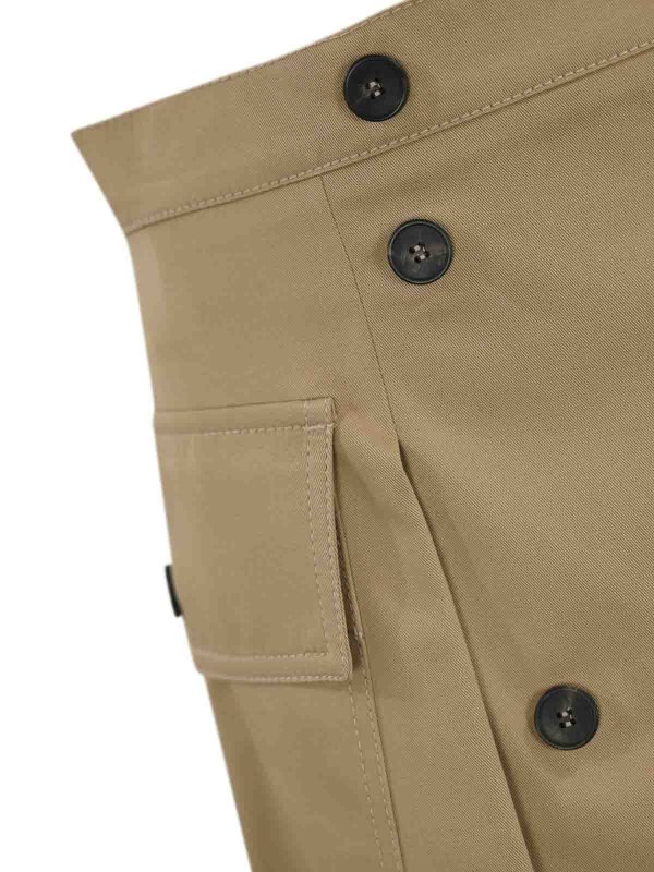 The Best Shops WEEKEND MAX MARA: mini skirts - Zebio Short Skirt In Cotton Gabardine