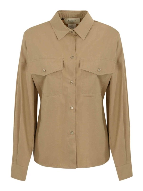 WEEKEND MAX MARA: Hemden - Hemd - Beige