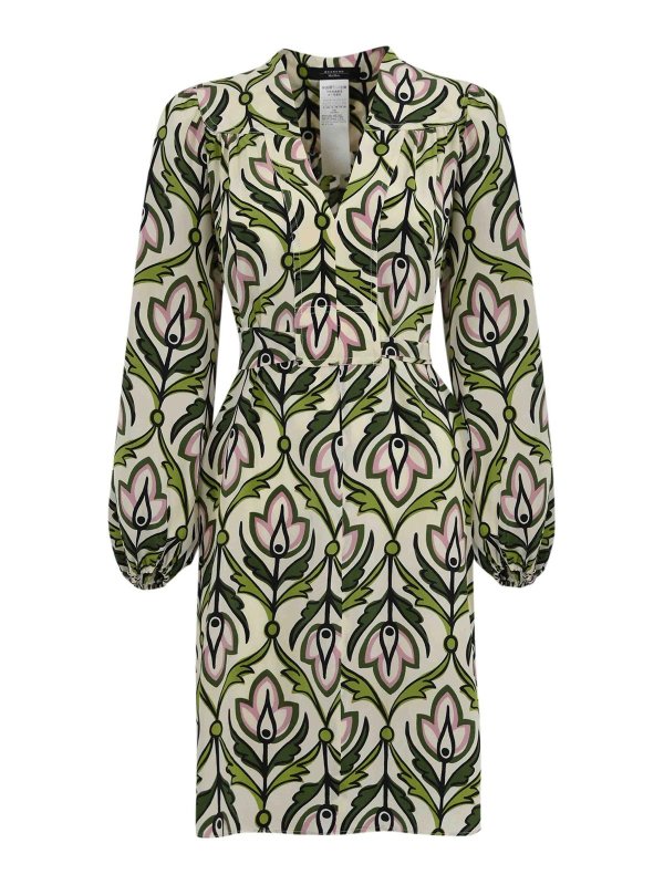 WEEKEND MAX MARA: Knielange Kleider - Knielanges Kleid - Bunt