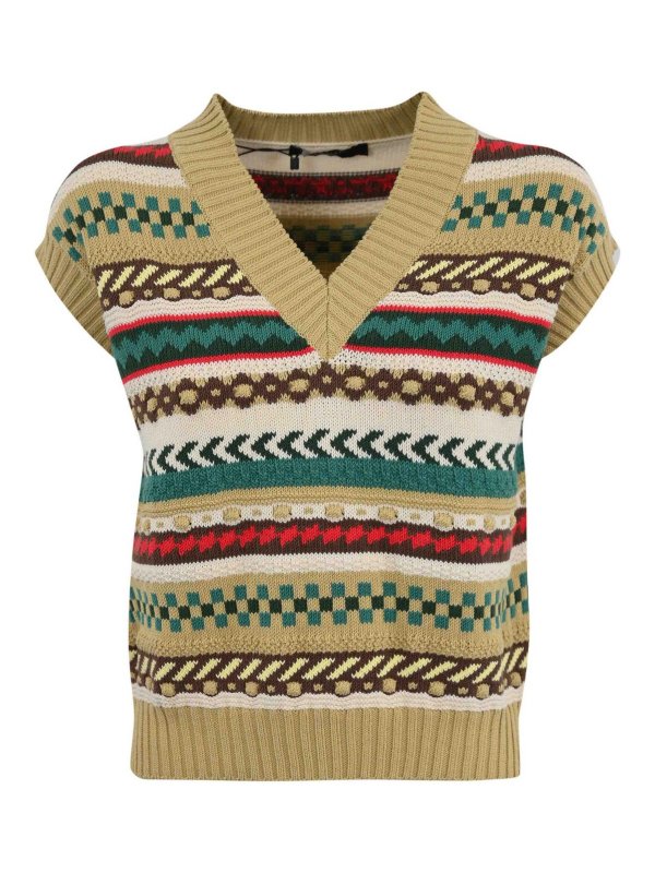 WEEKEND MAX MARA: Chalecos - Chaleco - Beis