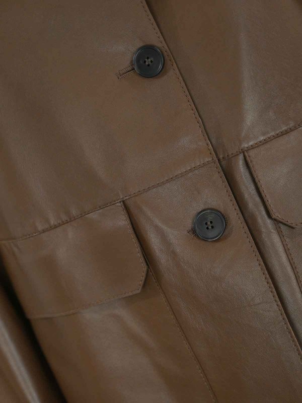 The Best Shops WEEKEND MAX MARA: casual jackets - Kaya A-Line Jacket In Nappa