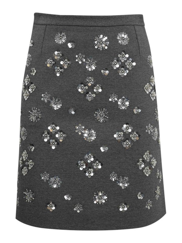 WEEKEND MAX MARA: ニーレングススカート＆ミディ丈 - 膝丈/ミディスカート - グレー