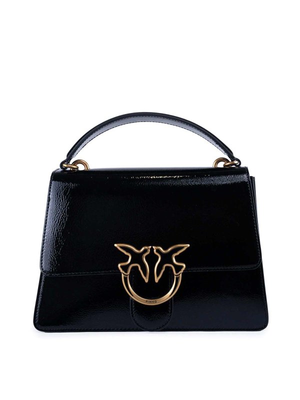 Pinko: cross body bags - Shiny Effect Bag