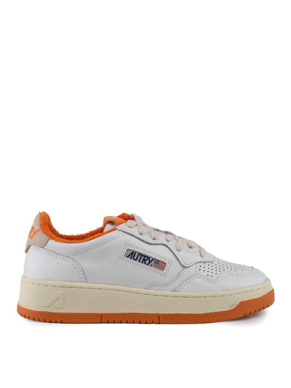 AUTRY: trainers - Medalist Low Sneakers In Leather