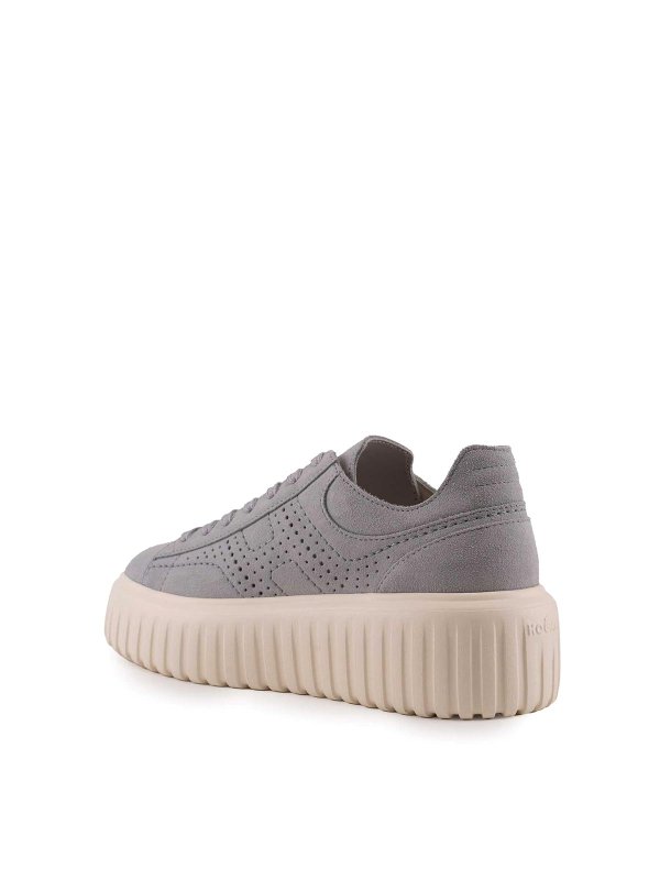 HOGAN: sneakers online - Sneaker Htripes H in pelle scamosciata