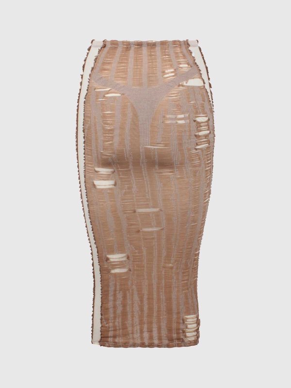 DIESEL: Jupes midi et au genou online - Jupe Midi - Beige