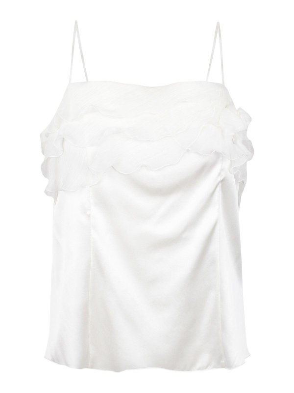 ERMANNO SCERVINO: Blusas - Blusa - Blanco