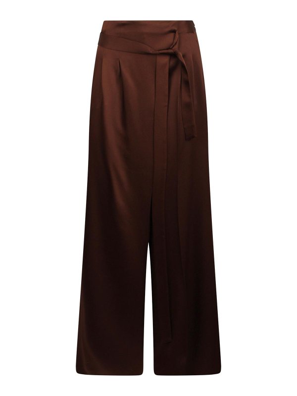 ERMANNO SCERVINO: casual trousers - Palazzo pants with fusciacca