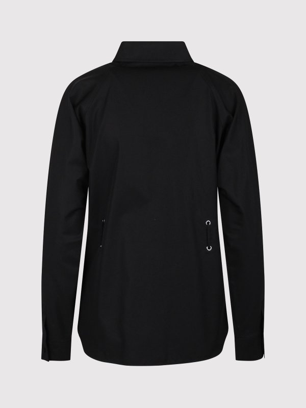 Max Mara: knee length dresses online - Popeline shirt with belt