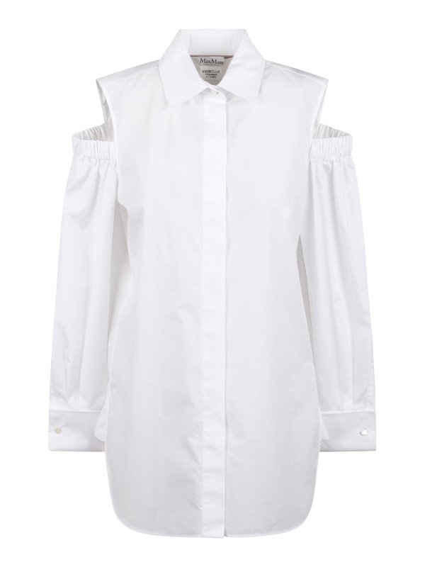 Max Mara: Camisas - Camisa - Blanco