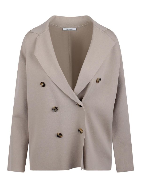 Max Mara: casual jackets - Viscose yarn jacket