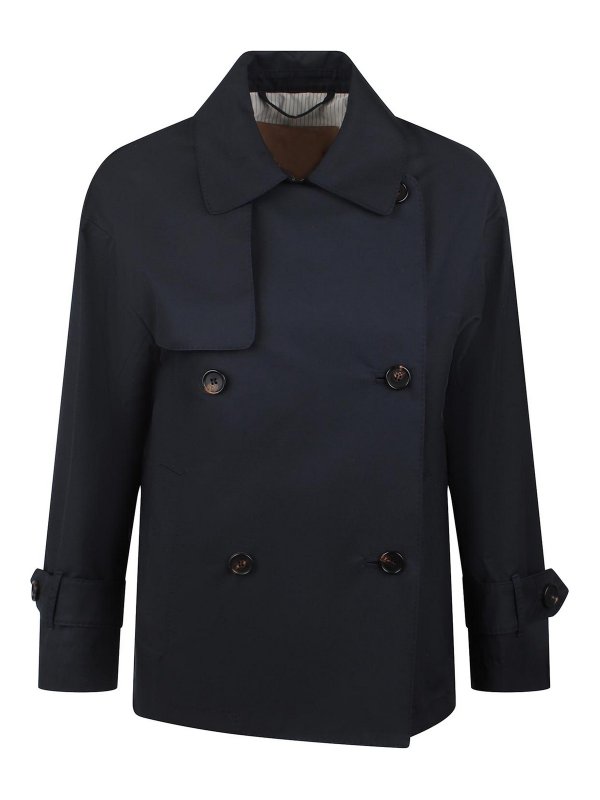 MAX MARA THE CUBE: Trenchcoats - Trenchcoat - Blau
