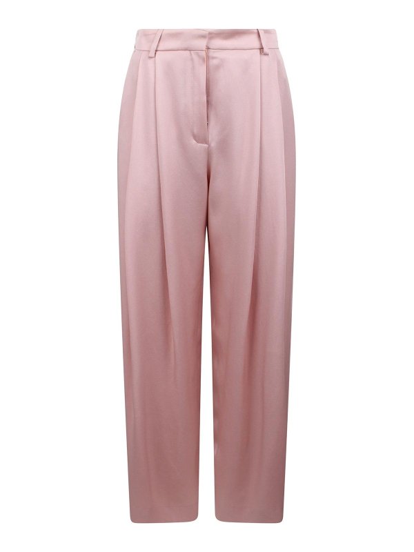 NINA RICCI: カジュアルトラウザー - カジュアルパンツ - ピンク