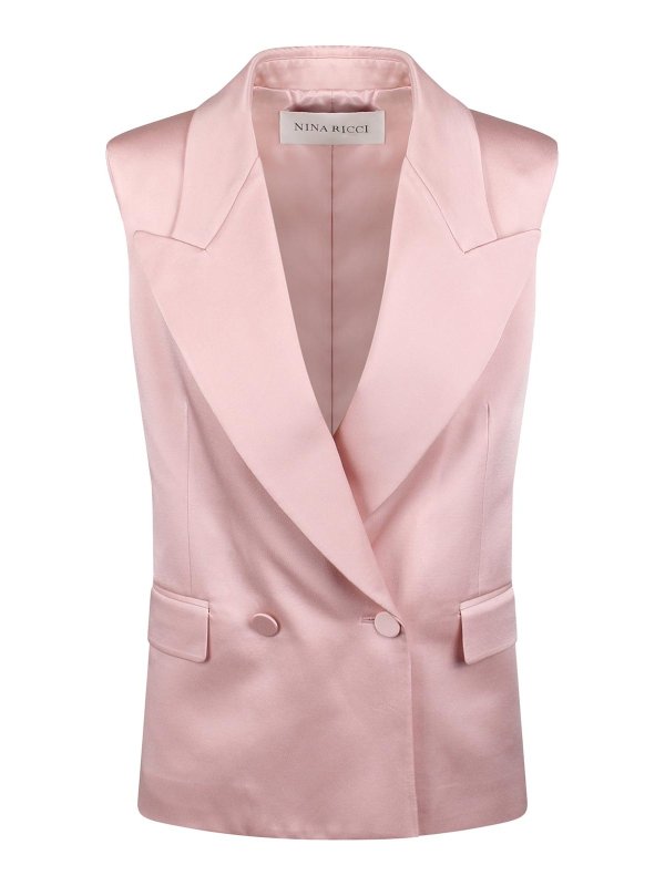 NINA RICCI: Blazer - Blazer - Rosado