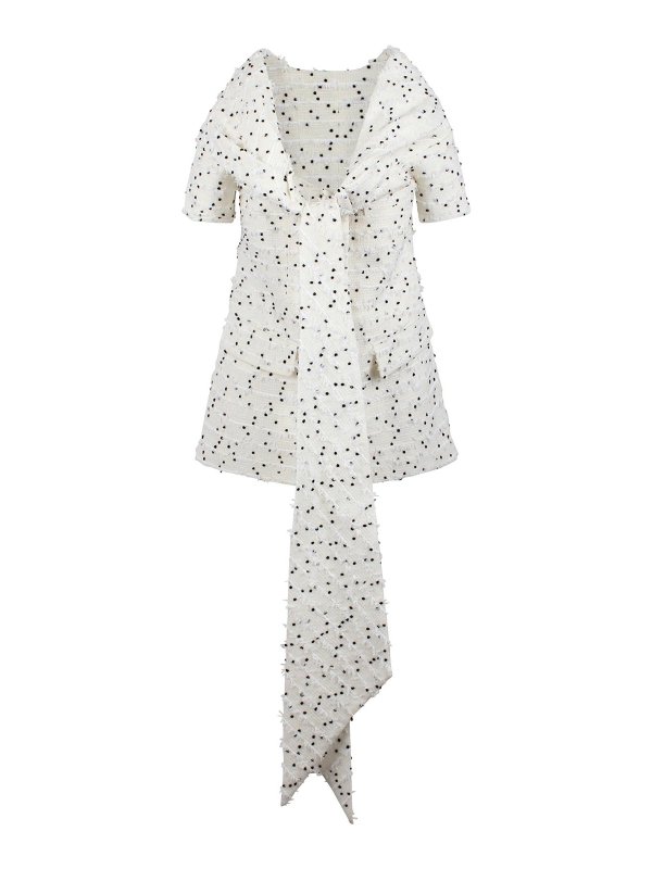 NINA RICCI: casual jackets - Jacket with uncovered shoulders