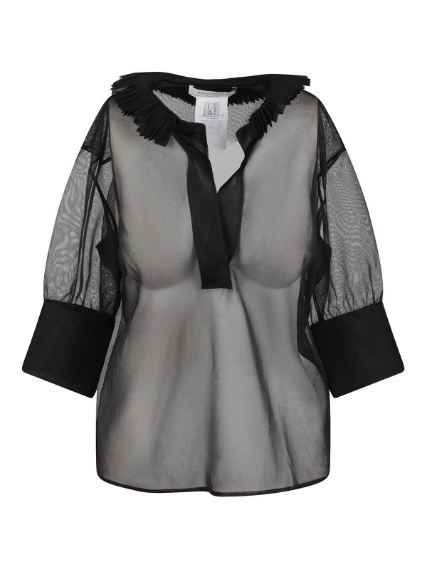Philosophy di Lorenzo Serafini: bluse - Blusa Trasparente