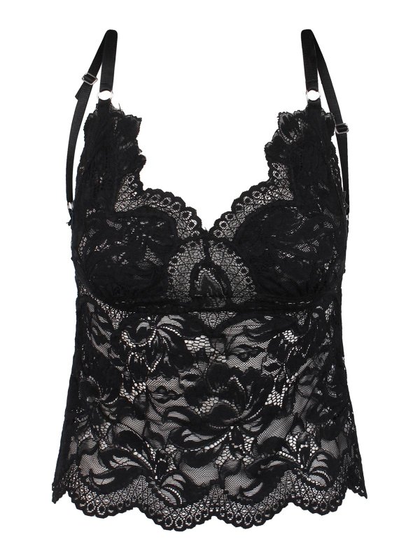 RABANNE: トップス＆タンクトップ - トップ/タンクトップ - 黒