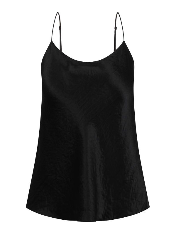 VINCE: トップス＆タンクトップ - トップ/タンクトップ - 黒