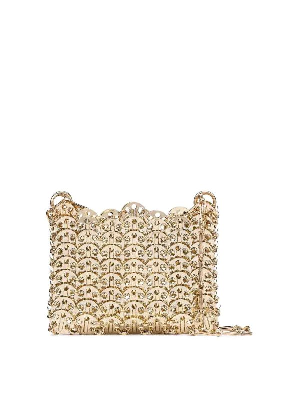 RABANNE: クロスボディバッグ - クロスボディバッグ - 金