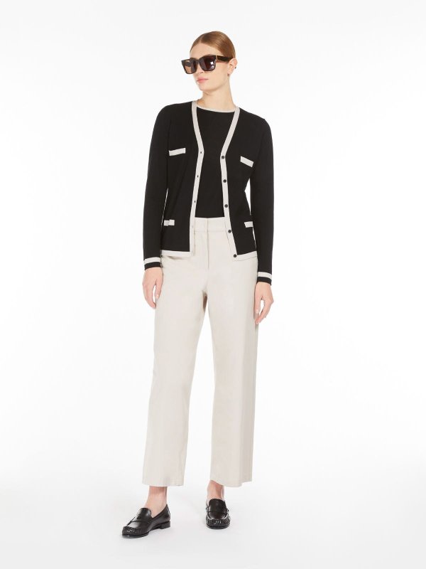 S MAX MARA: cardigans online - S Max Mara Cardigan Kenya Nero