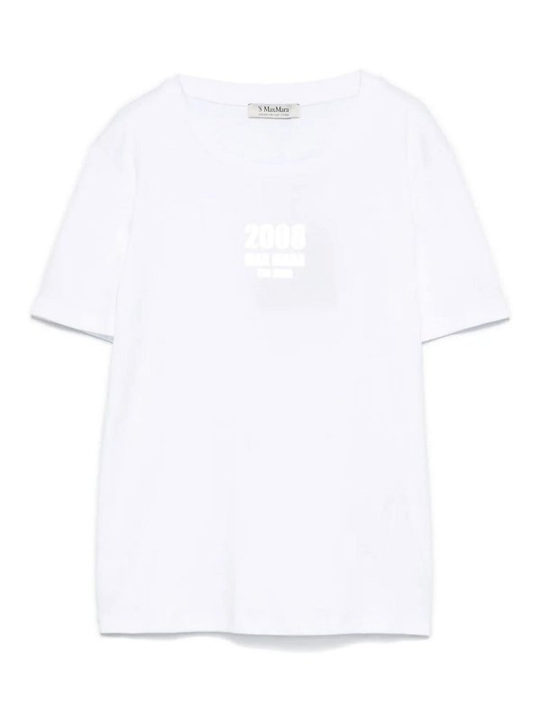 S MAX MARA: Tシャツ - Tシャツ - 白