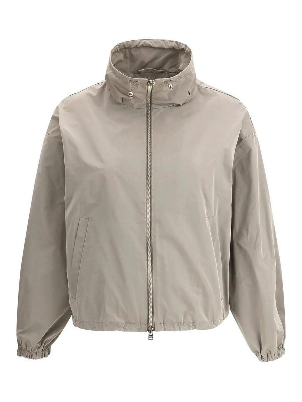 HERNO: casual jackets - Tortora short jacket