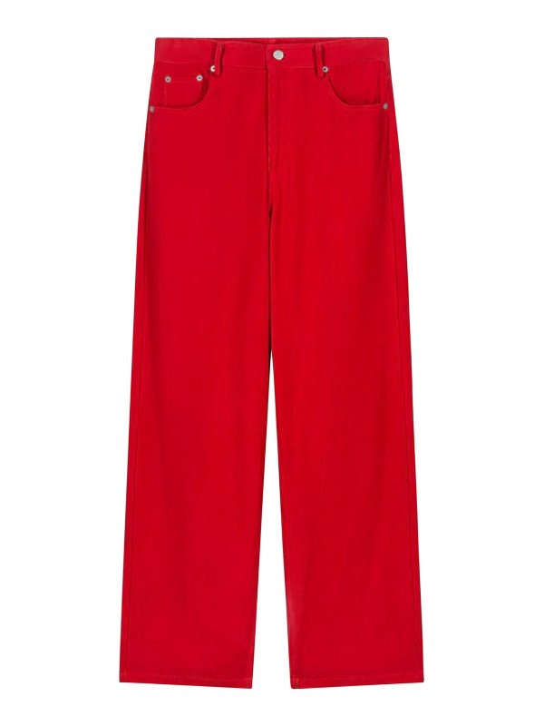 LAURENCE BRAS: Trousers Shorts - Red trousers