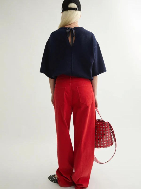 The Best Shops LAURENCE BRAS: Trousers Shorts - Red trousers