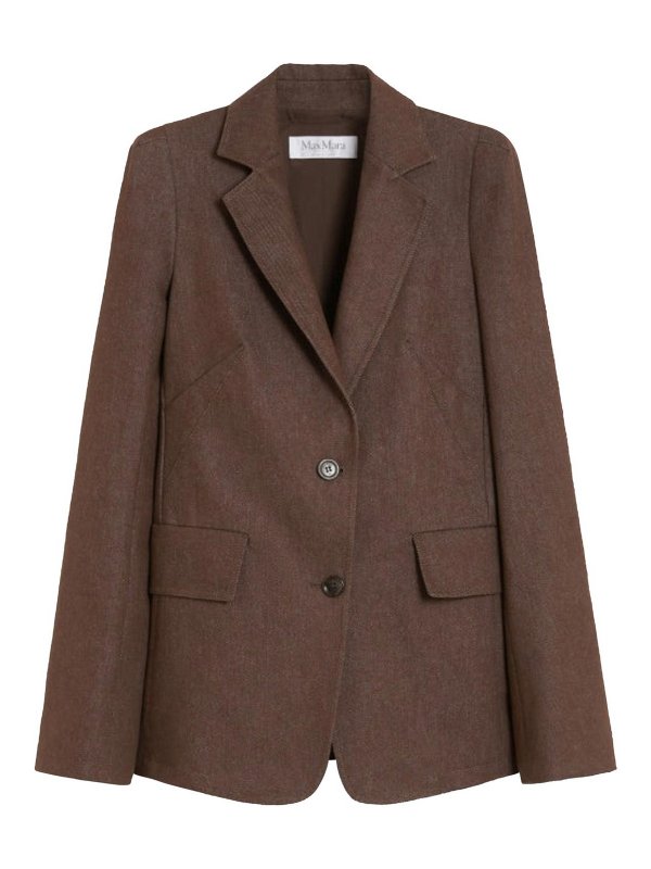 Max Mara: Blazer - Blazer - Jeansblau