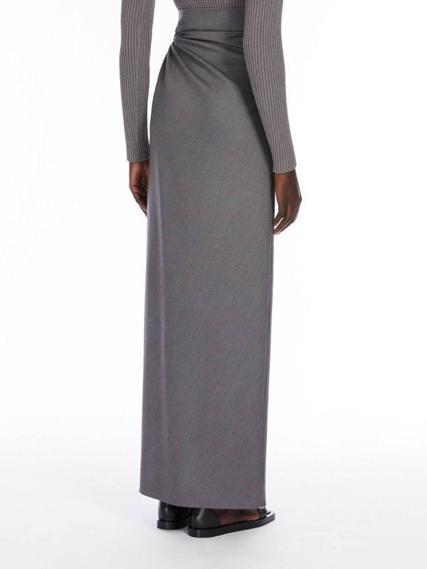 Falda Larga - Plata shop online: Max Mara