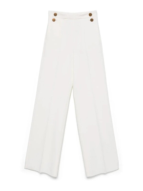 Max Mara: トラウザーショーツ - ショートパンツ - 白