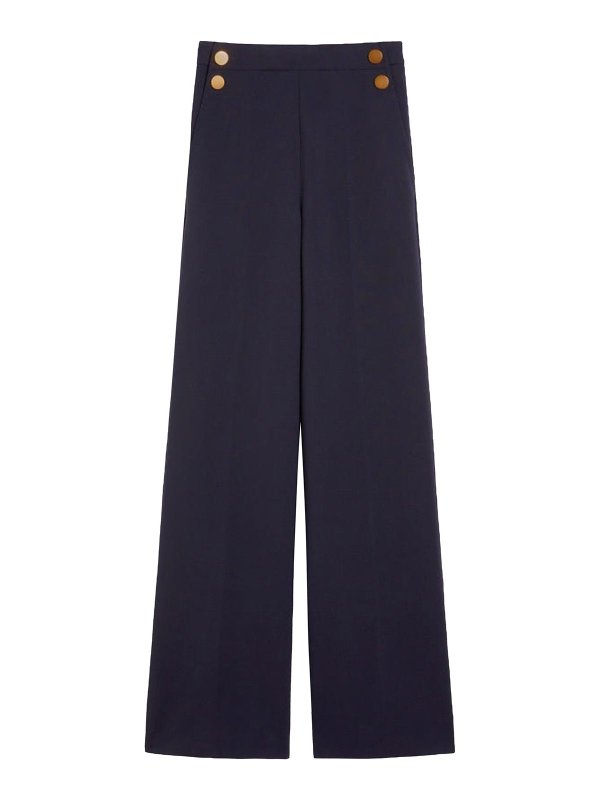 Max Mara: Hosen Shorts - Shorts - Blau