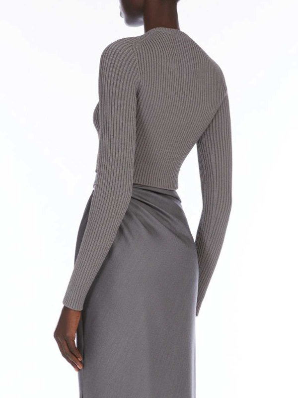 ボートネック - グレー shop online: Max Mara