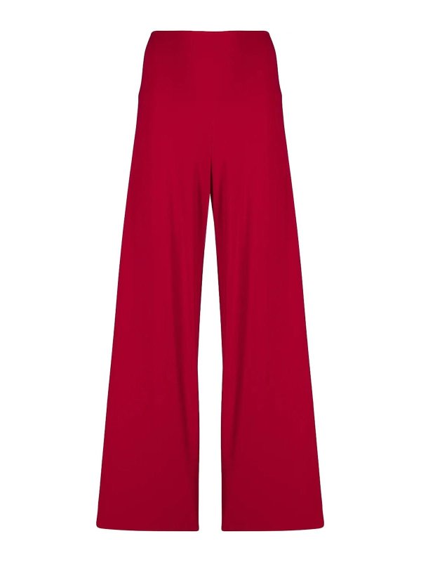 Norma Kamali: Trousers Shorts - Red trousers