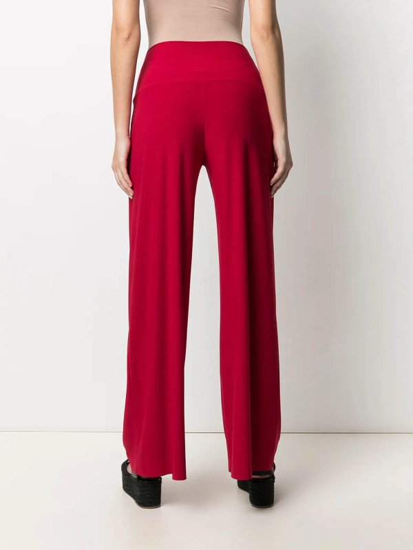 Norma Kamali buy online Red trousers
