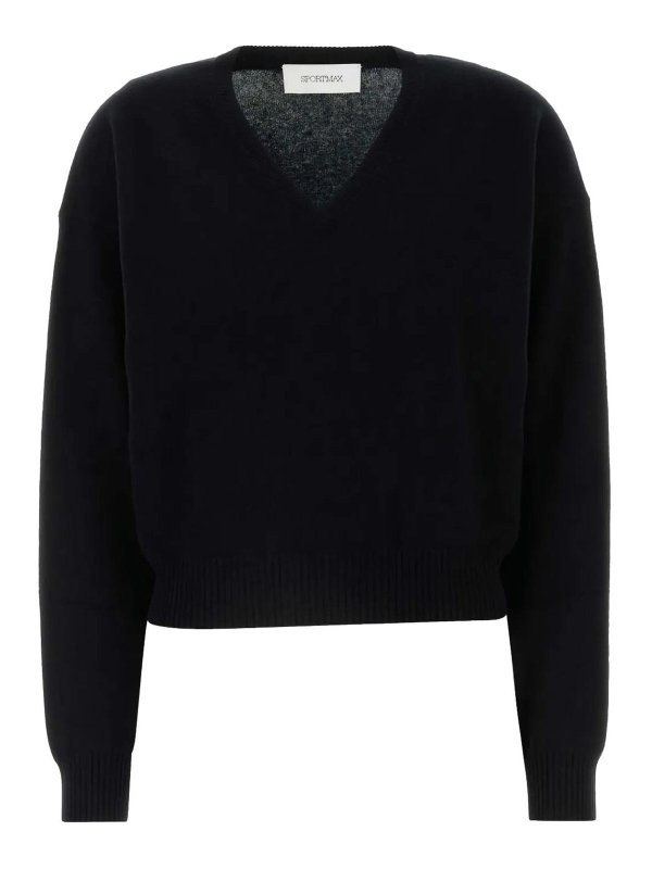 SPORTMAX: ボートネック - ボートネック - 黒