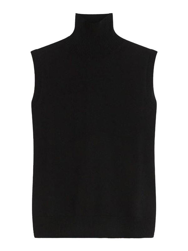 SPORTMAX: トップス＆タンクトップ - トップ/タンクトップ - 黒