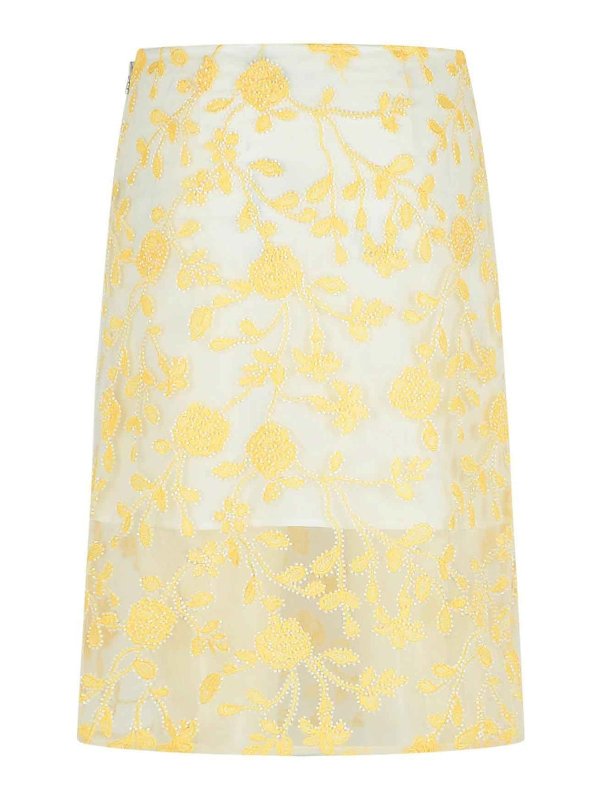 ROTATE Birger Christensen: ニーレングススカート＆ミディ丈 online - 膝丈/ミディスカート - イエロー