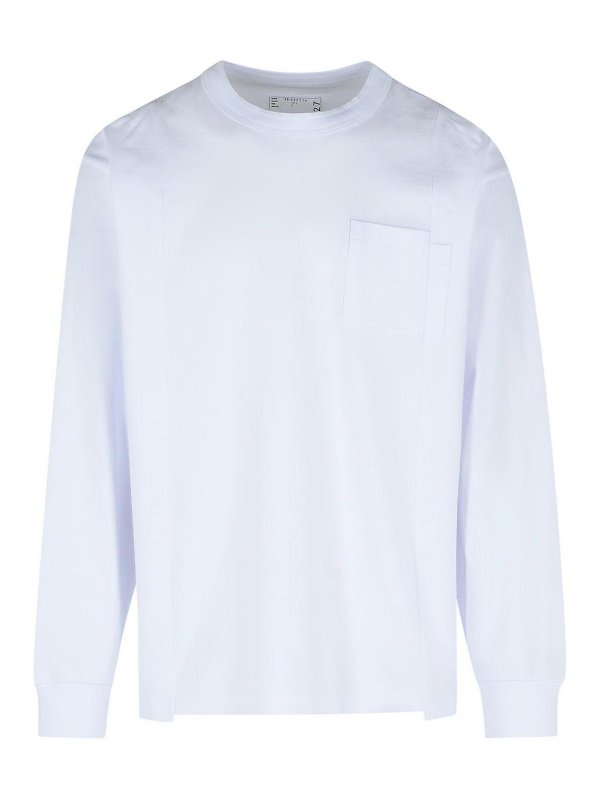 Sacai: Camisetas - Camiseta - Blanco