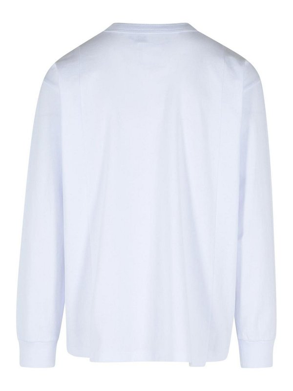 Sacai: Camisetas online - Camiseta - Blanco