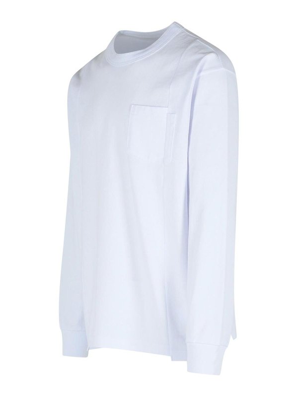 The Best Shops Sacai: Camisetas - Camiseta - Blanco