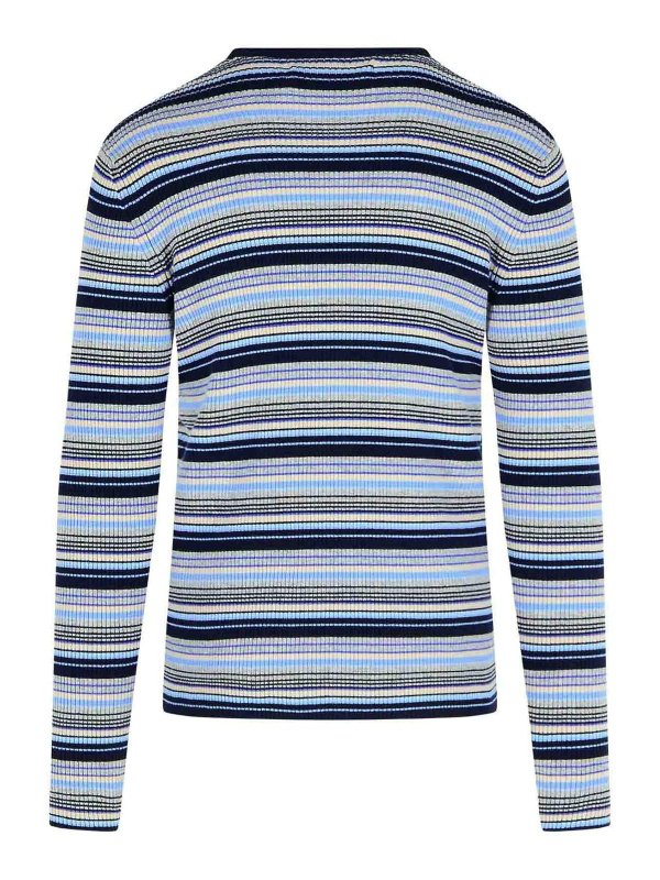 ERL: crew necks online - Blue Wool Blend Sweater