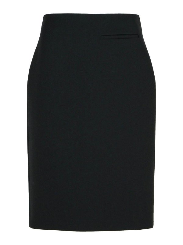 ROHE: ニーレングススカート＆ミディ丈 - 膝丈/ミディスカート - 黒